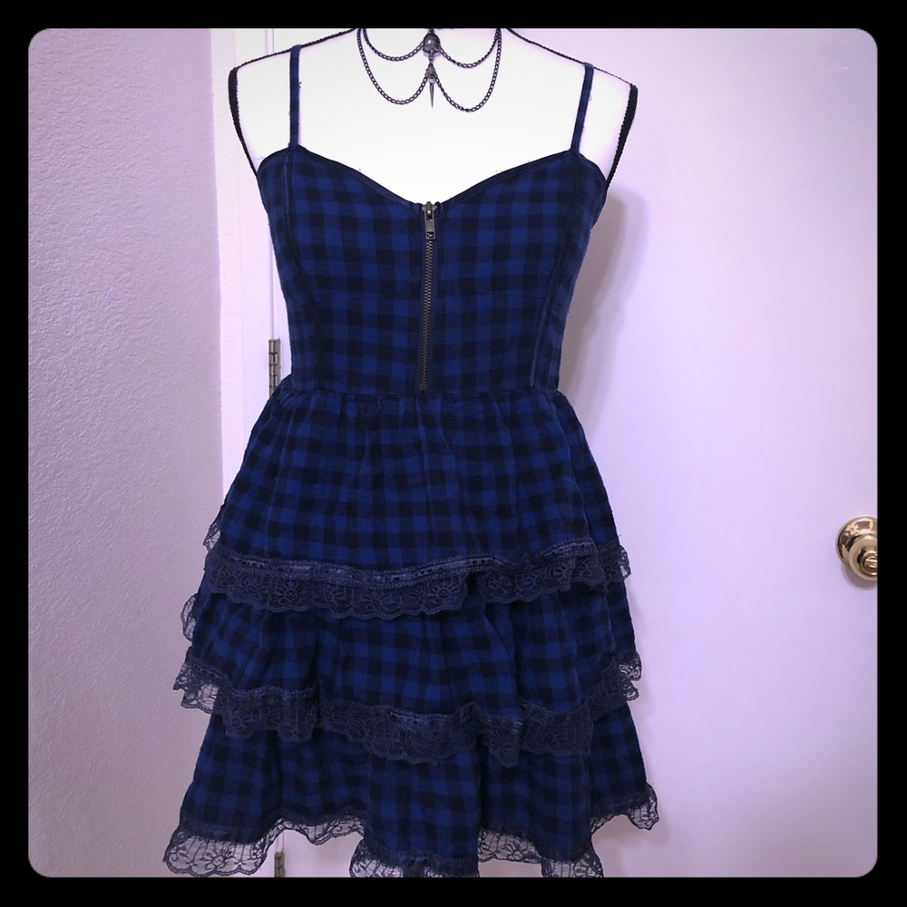 Stylebook punk style layered dress